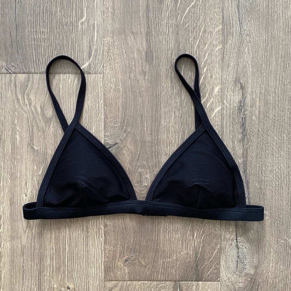 Ribbed Bathing Suit Top